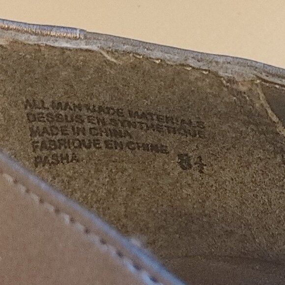 STEVE MADDEN Silver Metallic Pumps Women's Size 8.5 High Heels - Picture 5 of 5